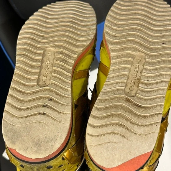 Dolce & Gabbana Yellow and Black Leather Bag - Picture 10 of 16